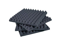 Carica l&#39;immagine nel visualizzatore di Gallery, Pannelli Fonoassorbenti Piramidali Correzione Acustica 50x50x6 D25 Pacco Da... - Ilgrandebazar