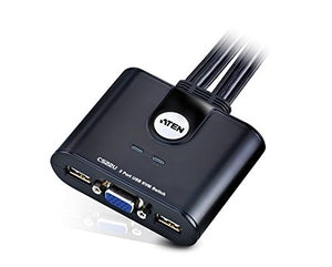 Aten CS22U KVM Switch 2-> 1 USB Black - Ilgrandebazar