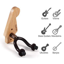 Carica l&#39;immagine nel visualizzatore di Gallery, Confezione Da 3 PlutuX Ganci Per Chitarra Gancio Muro Naturale*3 - Ilgrandebazar