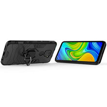 Carica l&#39;immagine nel visualizzatore di Gallery, AILRINNI Cover per Xiaomi Redmi Note 9 - Pellicola Protettiva in Vetro Nero