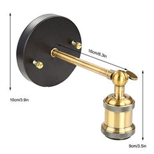 Carica l&#39;immagine nel visualizzatore di Gallery, Lampade da parete, E27 Vintage Applique parete Interno Regolabile Testa...