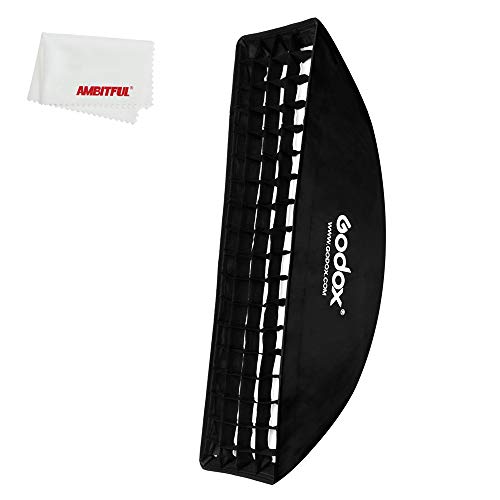 GODOX Softbox 22,9 x 88,9 cm 22 x 90 griglia a Nido d' Ape per Foto...