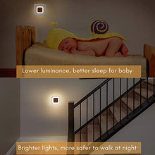 Carica l&#39;immagine nel visualizzatore di Gallery, SOAIY 2 Pezzi Luce notturna LED bambini Lampada Calda