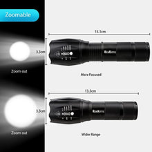 Carica l'immagine nel visualizzatore di Gallery, REHKITTZ Torcia Super Luminosa Portatile LED (2 Confezioni), 1000...
