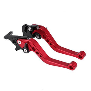 1 paio leve leva freno frizione 7/8", universale Keenso Red - Ilgrandebazar