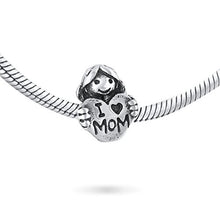 Carica l'immagine nel visualizzatore di Gallery, Andante-stones in argento "I Love Mamma" IO amo la mia mamma - Element... - Ilgrandebazar
