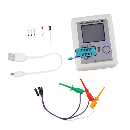 ARCELI LCR TC1 ESR Tester Transistor Induttanza Resistenza capacità Meter - Ilgrandebazar