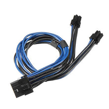 Carica l&#39;immagine nel visualizzatore di Gallery, ILS. - Cavo Splitter 18AWG Dual Mini 6 Pin Male To 8 PCI-e Y Power...