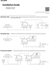 Carica l&#39;immagine nel visualizzatore di Gallery, TP-Link PoE150S PoE Injector IEEE 802.3af, 2 Porta RJ45 10/100/1000Mbps,... - Ilgrandebazar