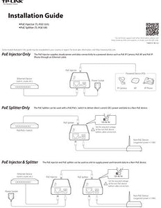 TP-Link PoE150S PoE Injector IEEE 802.3af, 2 Porta RJ45 10/100/1000Mbps,... - Ilgrandebazar