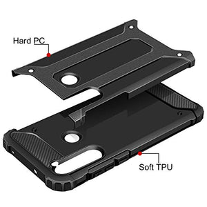 AROYI Cover Xiaomi Redmi Note 8 + Pellicola Protettiva in Vetro Nero - Ilgrandebazar