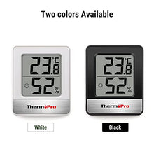 Carica l'immagine nel visualizzatore di Gallery, ThermoPro TP49 Mini Igrometro Termometro Digitale Termoigrometro da Interno per Casa Monitor di Temperatura e umidità per Ambienti con Livello di Comfort, Bianco