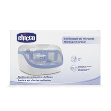 Carica l&#39;immagine nel visualizzatore di Gallery, Chicco 00065846500000 Sterilizzatore per microonde, 1200W, Bianco/Blu - Ilgrandebazar