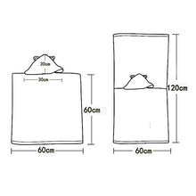 Carica l'immagine nel visualizzatore di Gallery, Gagacity Unisex Bambini Teli da Poncho Bagno con 60*120cm/0-6Y, Sirena - Ilgrandebazar