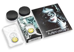 Funnylens - 1 coppia di lenti a contatto colorate giallo/nero, con... - Ilgrandebazar