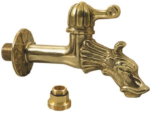 L'Artistica 77432-10 Rubinetto per Fontane a forma di drago, Ottone, Attacco... - Ilgrandebazar