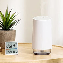 Carica l&#39;immagine nel visualizzatore di Gallery, NOKLEAD Igrometro Termometro per interni - Indicatore digitale con sensore di monitoraggio della temperatura, Portable misuratore di umidità accurato per Ambiente Stanza monitoraggio (Bianco)