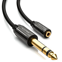 Carica l'immagine nel visualizzatore di Gallery, deleyCON 0,2m Cavo Adattatore Audio Stereo - Connettore Maschio 6,3mm per un...
