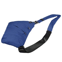 Carica l&#39;immagine nel visualizzatore di Gallery, Lixada Borsa Zaino Sling Toracica Anti Furto Spalla Blu Scuro