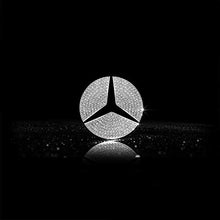 Carica l'immagine nel visualizzatore di Gallery, VDARK Mercedes Benz - Set di 3 Adesivi con Logo del Volante, 49 mm, argento