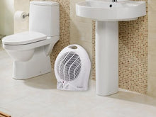 Carica l'immagine nel visualizzatore di Gallery, BEPER P203TER201 Termoventilatore da Bagno con Termostato Regolabile - Scaldino Elettrico Bagno Basso Consumo, 2000W