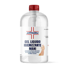 Carica l'immagine nel visualizzatore di Gallery, Gel Igienizzante Mani 70% Alcool Alcol Antigerm 1 Litro 1000ML ANTIGERM