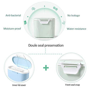 Contenitore per Latte in Polvere Neonati Dispenser Alimenti Green - Ilgrandebazar