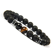 Carica l&#39;immagine nel visualizzatore di Gallery, UEUC chakra yoga Balance bracciale in pietra naturale diffusore onice... - Ilgrandebazar