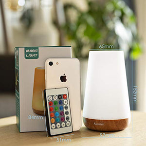 Auxmir Luce Notturna Bambini Lampada da Comodino Colorata LED con 13...