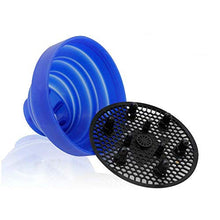 Carica l&#39;immagine nel visualizzatore di Gallery, FOONEE - Diffusore pieghevole per capelli ricci, universale, adattabile, Nero - Ilgrandebazar