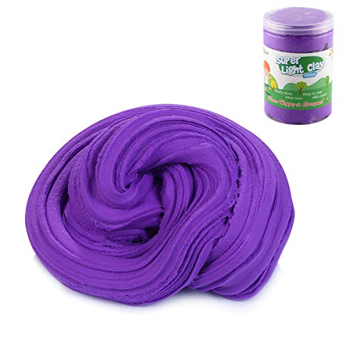 Luclay Fluffy Slime Stress Sollievo Giocattoli DIY Morbido profumato Viola - Ilgrandebazar