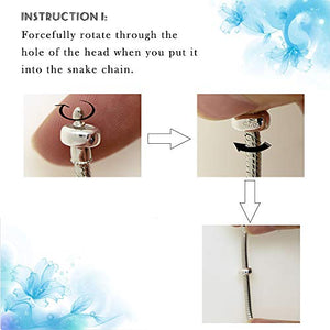 GW Distanziatore Gomma Stopper Charms Bead in Argento Sterling 925 2 Pezzi... - Ilgrandebazar