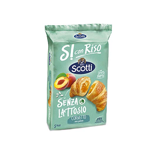 Si con Riso - Cornetti Senza Lattosio Farcitura alla Pesca - Merende...