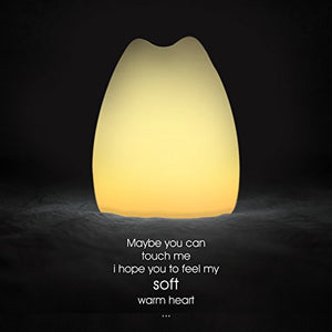 Luce Notturna LED, ikalula molle variopinta del silicone gatto di notte... - Ilgrandebazar