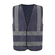Carica l'immagine nel visualizzatore di Gallery, AYKRM Gilet Tecnica da Lavoro Antinfortunistici Alta visibilità 3XL, Blu Navy