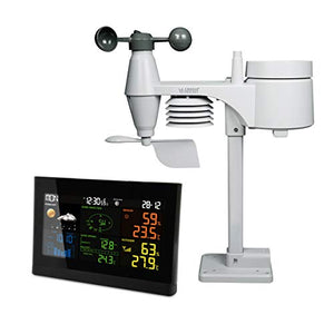 La Crosse Technology WS1651-BLA Stazione Meteo, Nero - Ilgrandebazar