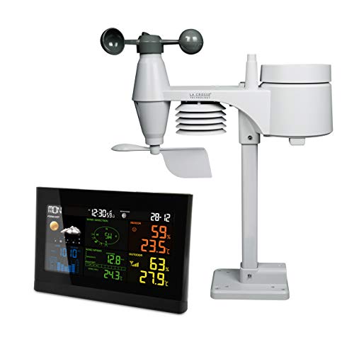 La Crosse Technology WS1651-BLA Stazione Meteo, Nero - Ilgrandebazar