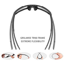 Carica l&#39;immagine nel visualizzatore di Gallery, X-TIGER Occhiali Ciclismo Polarizzati con 3 Lenti Nero e Rosso