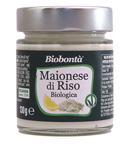 Maionese di Riso bio, vegana, artigianale, senza glutine, colesterolo e...