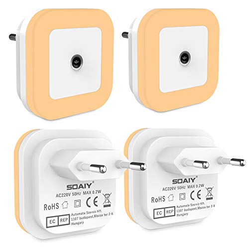 SOAIY 4 Pezzi 0.5w Luce notturna LED bambini Lampada notturna... - Ilgrandebazar