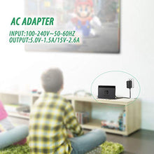 Carica l&#39;immagine nel visualizzatore di Gallery, KINGTOP 15V 2.6A Caricatore Nintendo Switch Alimentatore USB Tipo-C...