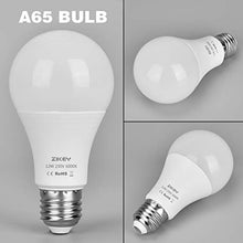 Carica l&#39;immagine nel visualizzatore di Gallery, ZIKEY Lampadina LED E27, 12W Equivalenti a 100W, A65 Luce Bianca Fredda - Ilgrandebazar