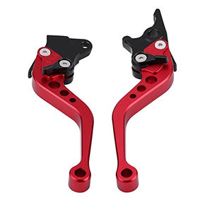 1 paio leve leva freno frizione 7/8", universale Keenso Red - Ilgrandebazar