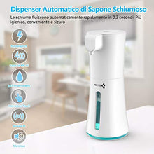 Carica l&#39;immagine nel visualizzatore di Gallery, KLAS REMO Dispenser Sapone Automatico, 400ML Bianco(nuova Versione)