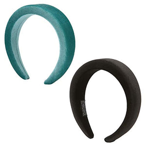 Folora Fasce per capelli imbottite in velluto 2 pezzi Moda accessori per... - Ilgrandebazar