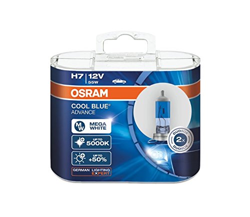 Osram Cool Blue Advance, 2 lampadine LED alogene H7 PX26d, di qualità... - Ilgrandebazar