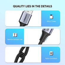 Carica l'immagine nel visualizzatore di Gallery, UGREEN 3A Cavo USB Type-C Ricarica Rapida in Nylon, 0.5M, Grigio - Ilgrandebazar