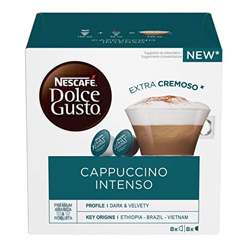 Nescafé Dolce Gusto Cappuccino Intenso, 6 Confezioni da 16...