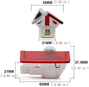 MUKEZON Luce di Benvenuto per portiera Auto, proiettore con Logo HD per... - Ilgrandebazar
