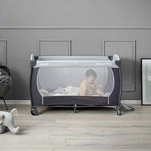 Hauck Sleep N Play Center Lettino da Viaggio, Incluso Secondo Piano per Stone
